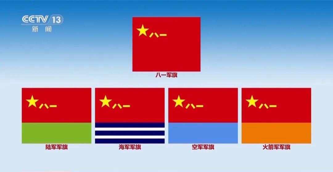 这些旗帜即将亮相阅兵现场