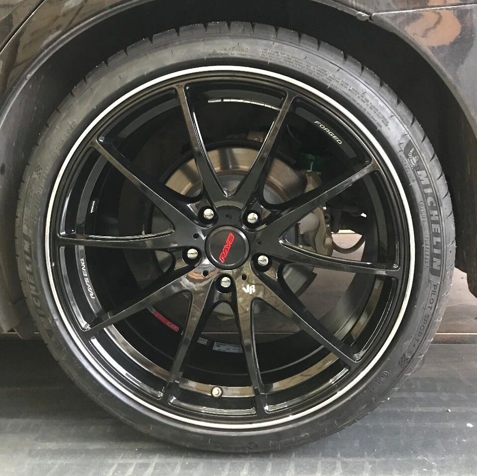 13.5代皇冠更换进口RAYS G25 19寸轮毂