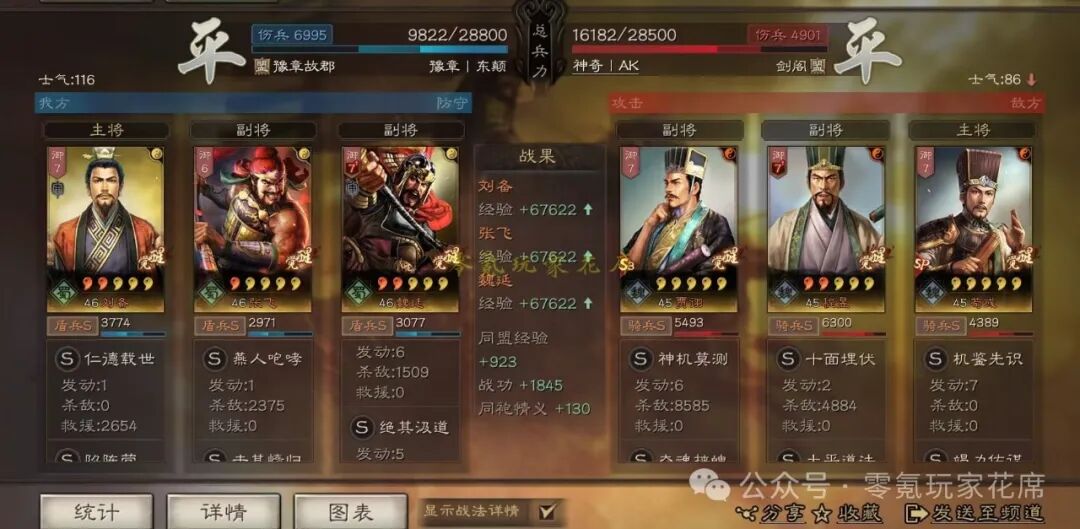 《三国志战略版》桃园盾换武将，连杀3队SP马超