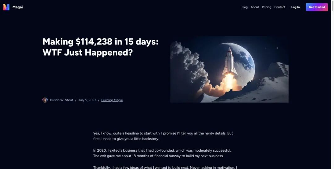 AI聚合工具Magai月访问12万次 累计营收200万美元 如何用50多个模型做成一门生意