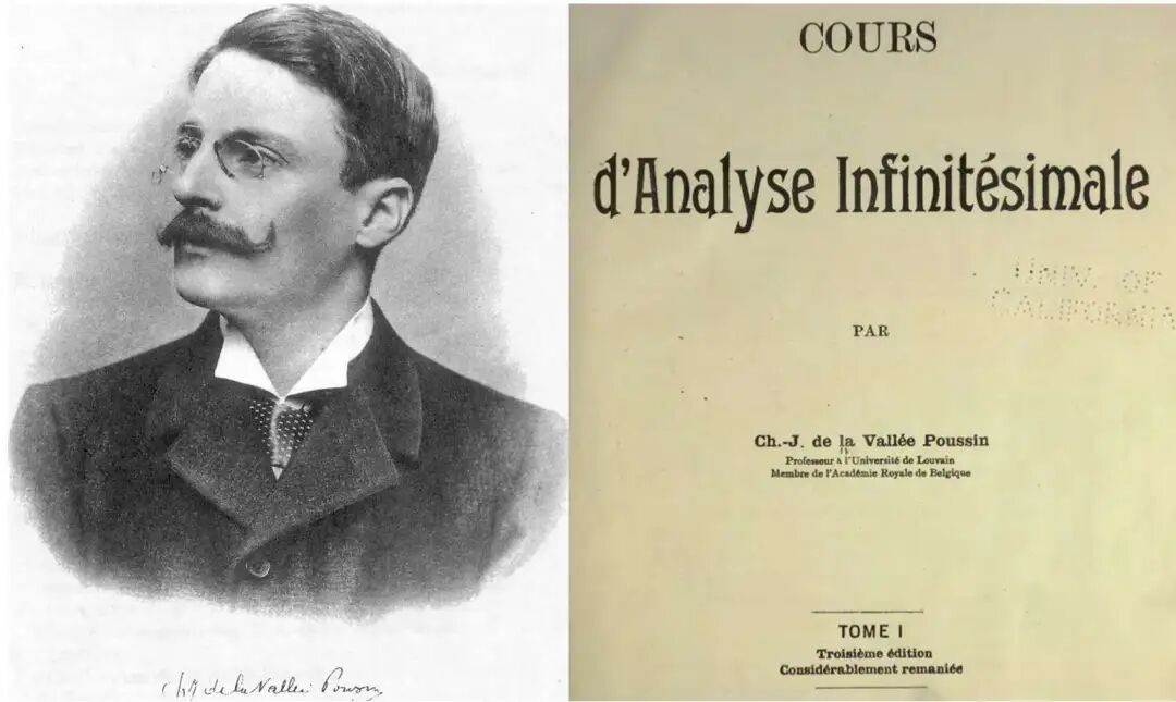 夏尔-让·德拉瓦莱·普桑和《无穷小分析教程》