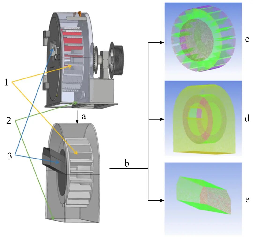 南京金順重工對雙動刀環式刨片機分料裝置結構設計與仿真分析