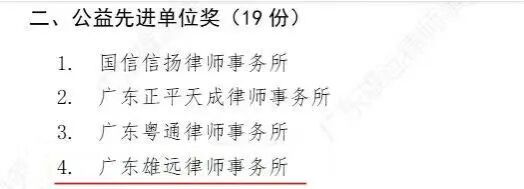雄远喜讯｜律师公益办实事 深耕专业结硕果——我所荣获广州市律协2024年度“公益先进单位奖”“业务成果奖”等奖项
