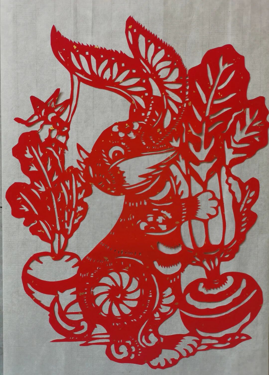 《玉兔迎福》徐晓娟