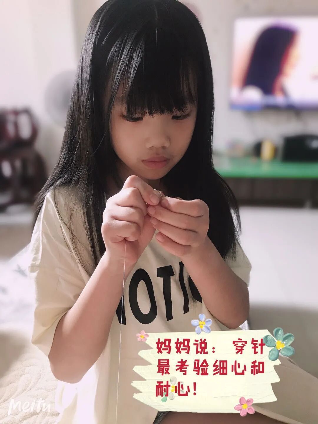 钉纽扣步骤文字_钉纽扣步骤图_钉纽扣的步骤