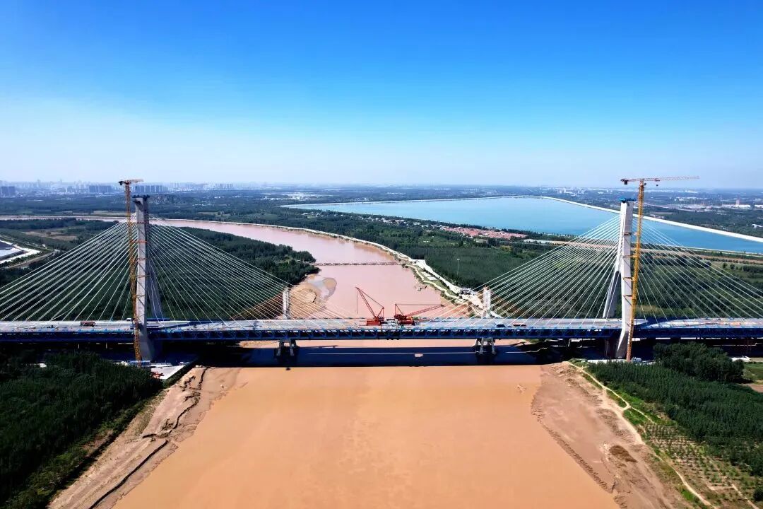 济南起步区天堑变通途桥见黄河新城美好未来