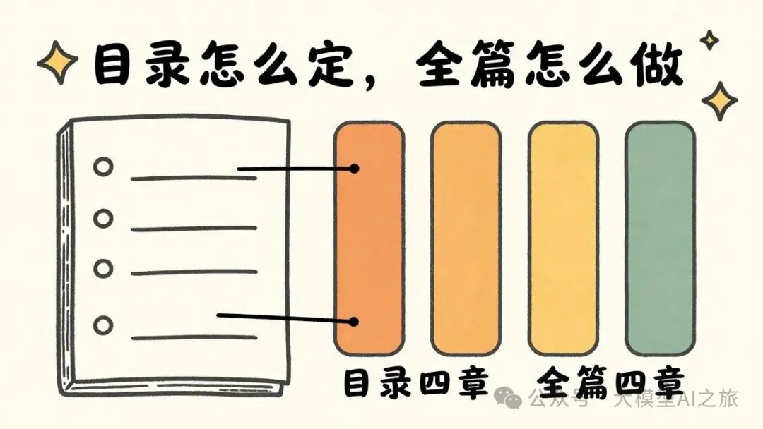 目录怎么定，全篇怎么做