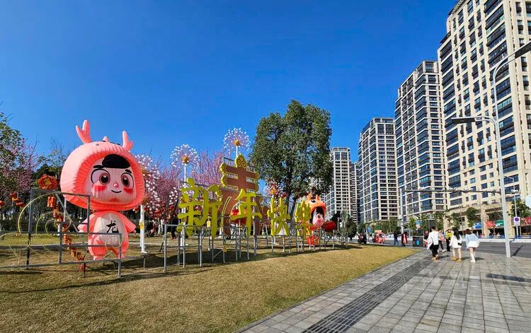 重庆渝北区中央公园繁花盛开点进来看看