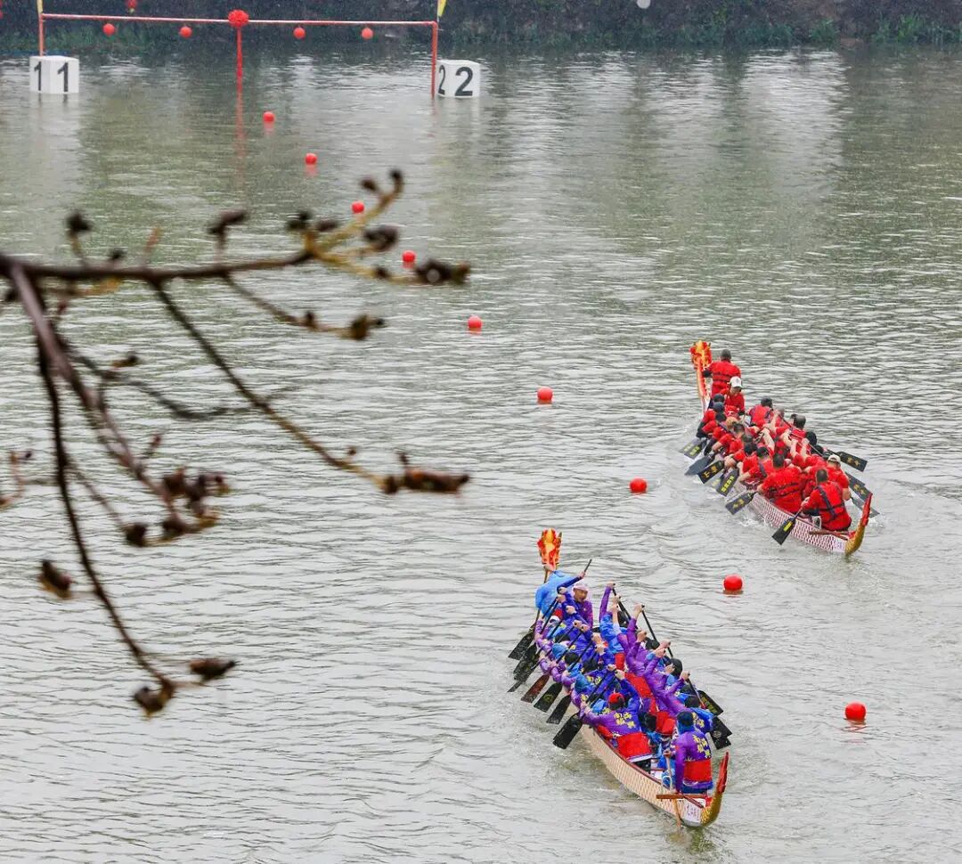 二月二,龙抬头!九江龙舟"闹"起来!多图直击→