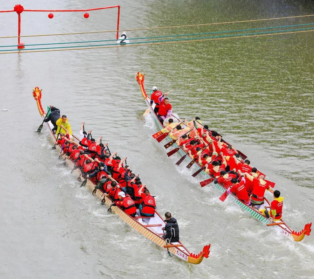 二月二,龙抬头!九江龙舟"闹"起来!多图直击→