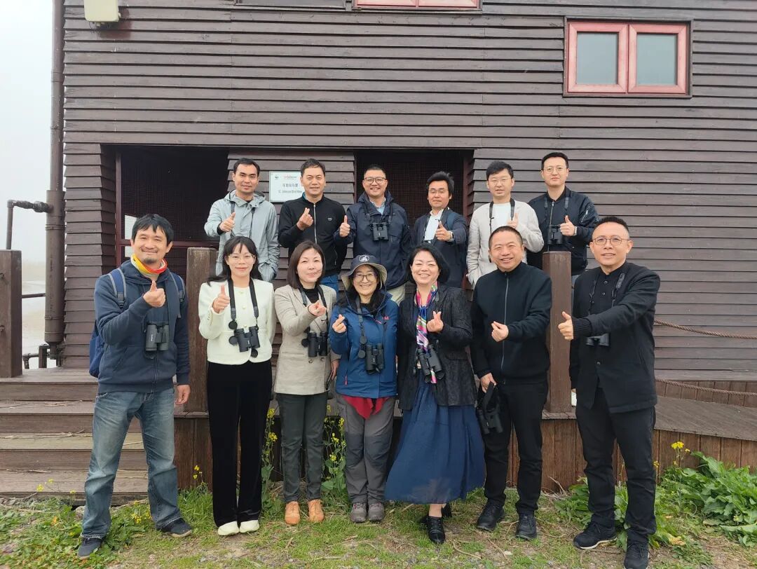 张实带队赴上海崇明东滩鸟类国家级自然保护区调研学习wwf候鸟保护