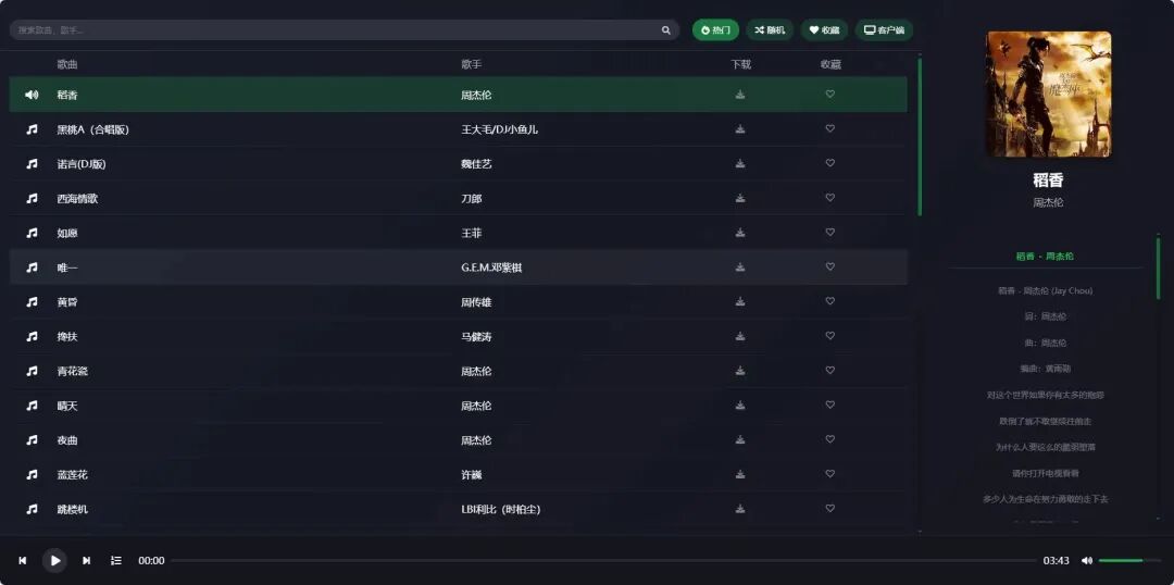 极品音乐下载天堂小网站！-极客猿工厂