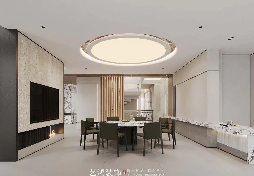 “山有小口，仿佛若有光”丨珠江边2000㎡极简别墅(图7)