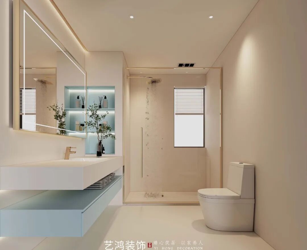 艺鸿案例丨新天半山1200㎡别墅全案落地，三代同堂的理想生活(图24)