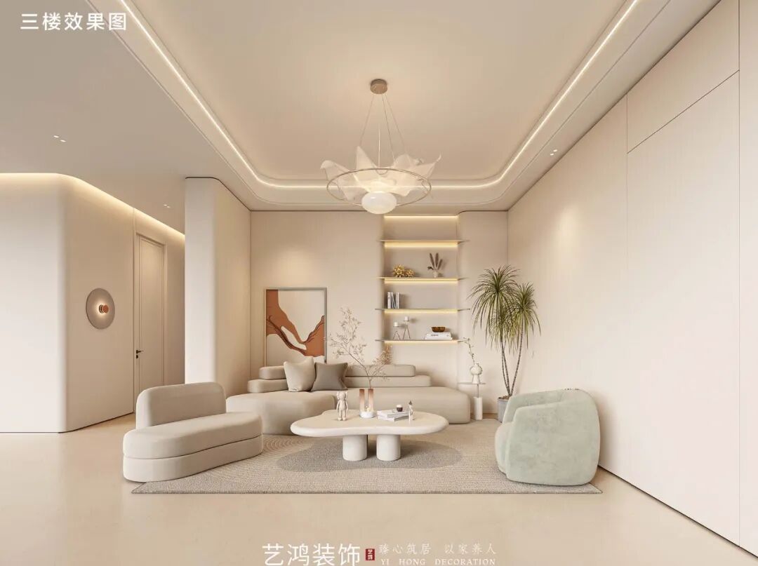 艺鸿案例丨新天半山1200㎡别墅全案落地，三代同堂的理想生活(图26)