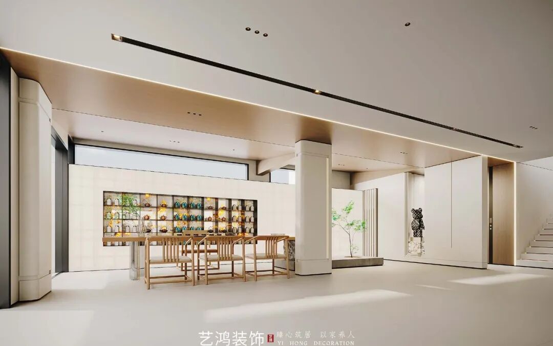 “山有小口，仿佛若有光”丨珠江边2000㎡极简别墅(图35)