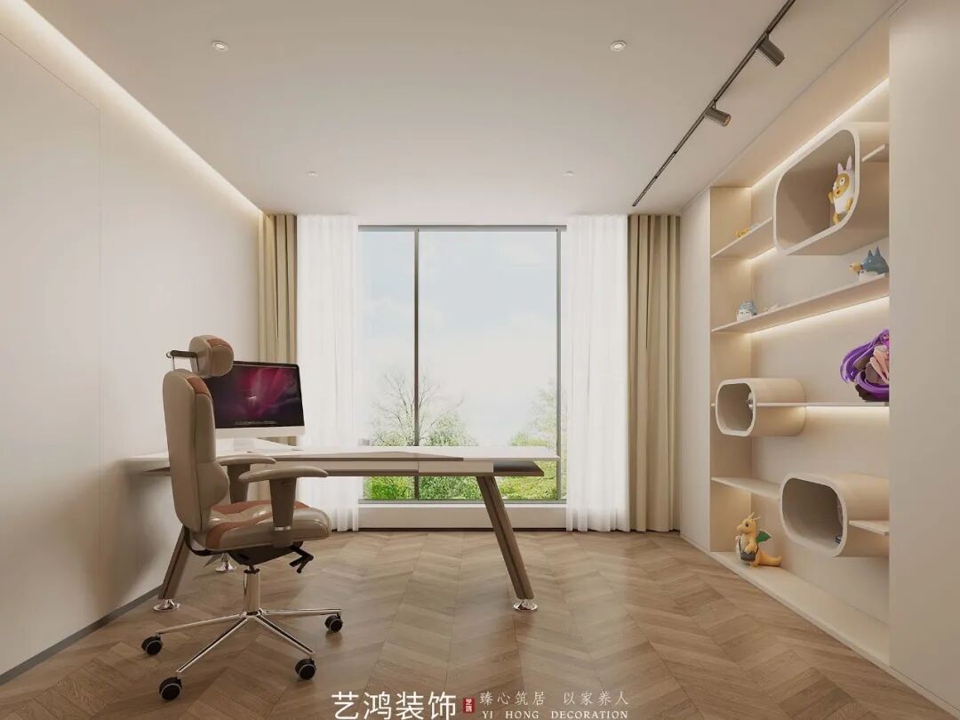 艺鸿案例丨新天半山1200㎡别墅全案落地，三代同堂的理想生活(图30)