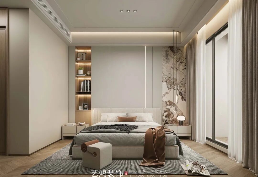 艺鸿案例丨新天半山1200㎡别墅全案落地，三代同堂的理想生活(图16)