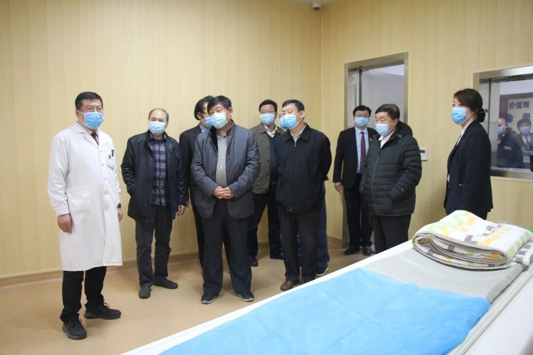 2022年3月2日北京安贞医院名誉院长张兆光一行来到世博高新医院视察
