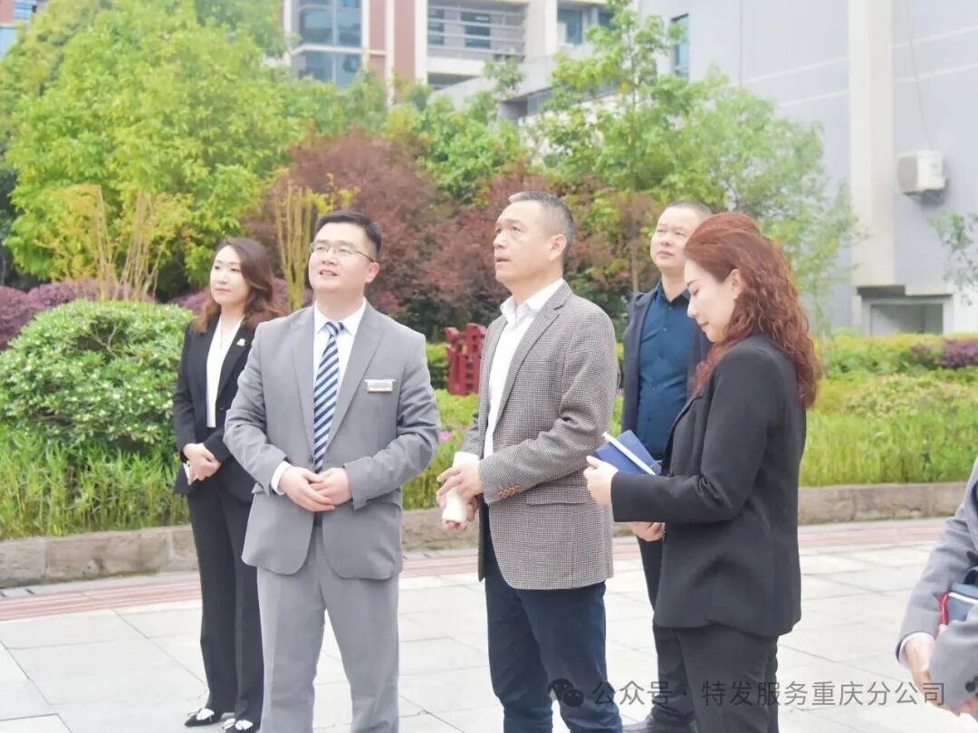 转发 | 特发服务领导一行赴重庆分公司及川外项目考察交流