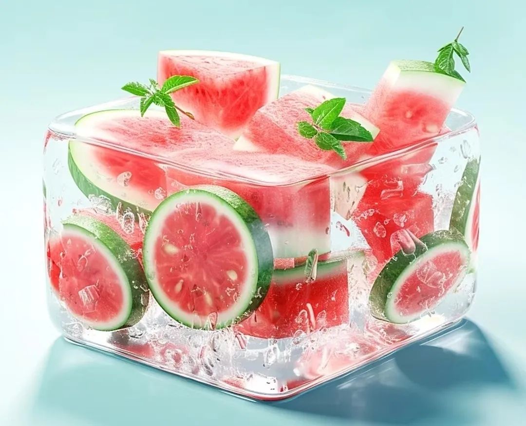 。而且适度冰镇西瓜，既会让我们感觉到更凉爽，也能让西瓜吃起来更甜。