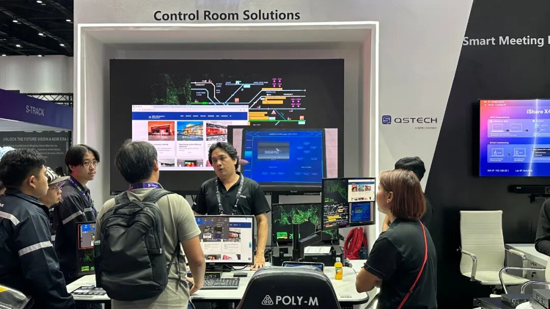 InfoComm Asia 2025泰国展，青松光电 LED 折叠一体机引关注
