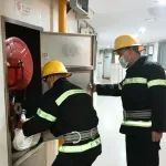 中国医大一院安全保卫部和营养餐饮部联合开展消防安全应急演练