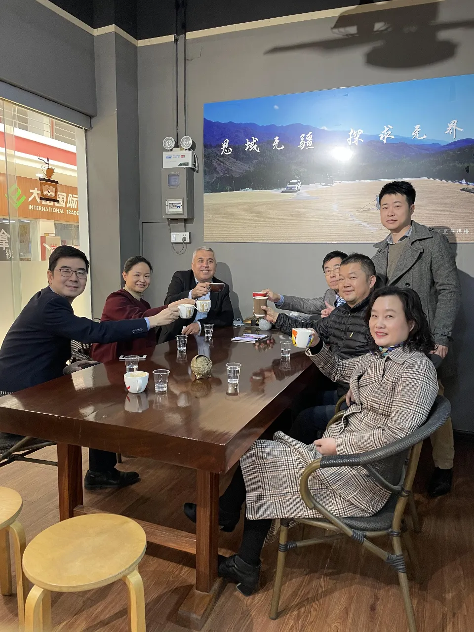 土耳其駐廣州總領事館到金達咖啡飲品城考察交流 土耳其駐廣州總領事館到金達咖啡飲品城考察交流
