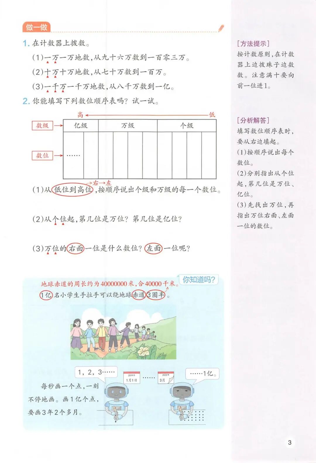 2025年四年级上册人教版数学《第一单元预习笔记》（共40页），电子版可下载打印