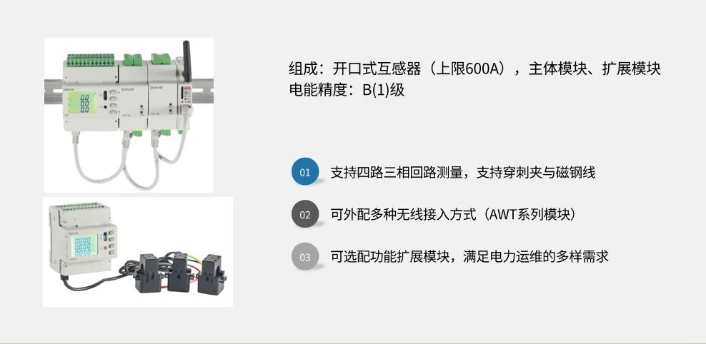 安科瑞多種通訊方式可選擇的電力物聯網儀表