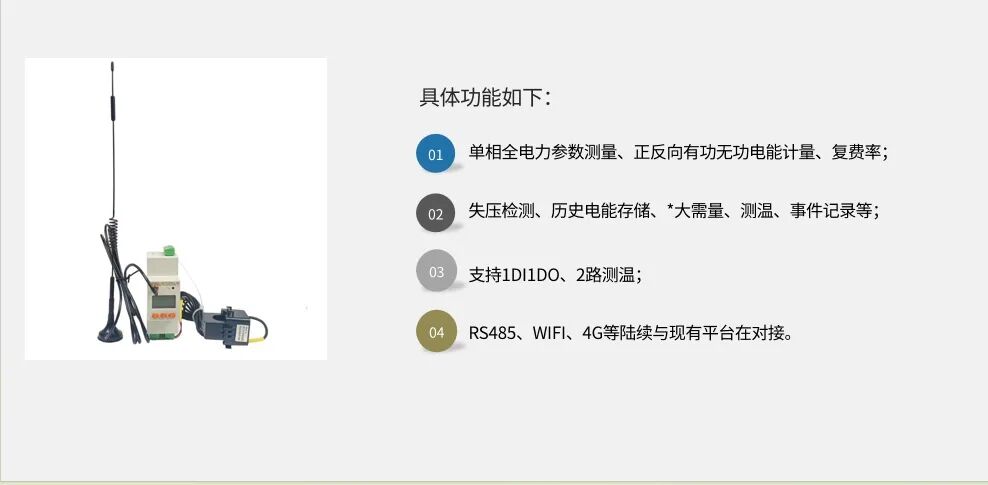 安科瑞多種通訊方式可選擇的電力物聯網儀表