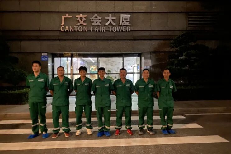 优吸环保实力呈现！【广交会大厦】除甲醛大型工程，筑就除甲醛工程新典范！