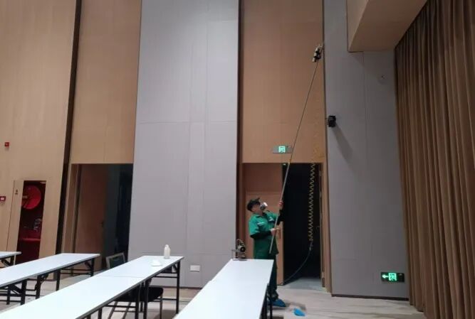 优吸环保实力呈现！【广交会大厦】除甲醛大型工程，筑就除甲醛工程新典范！