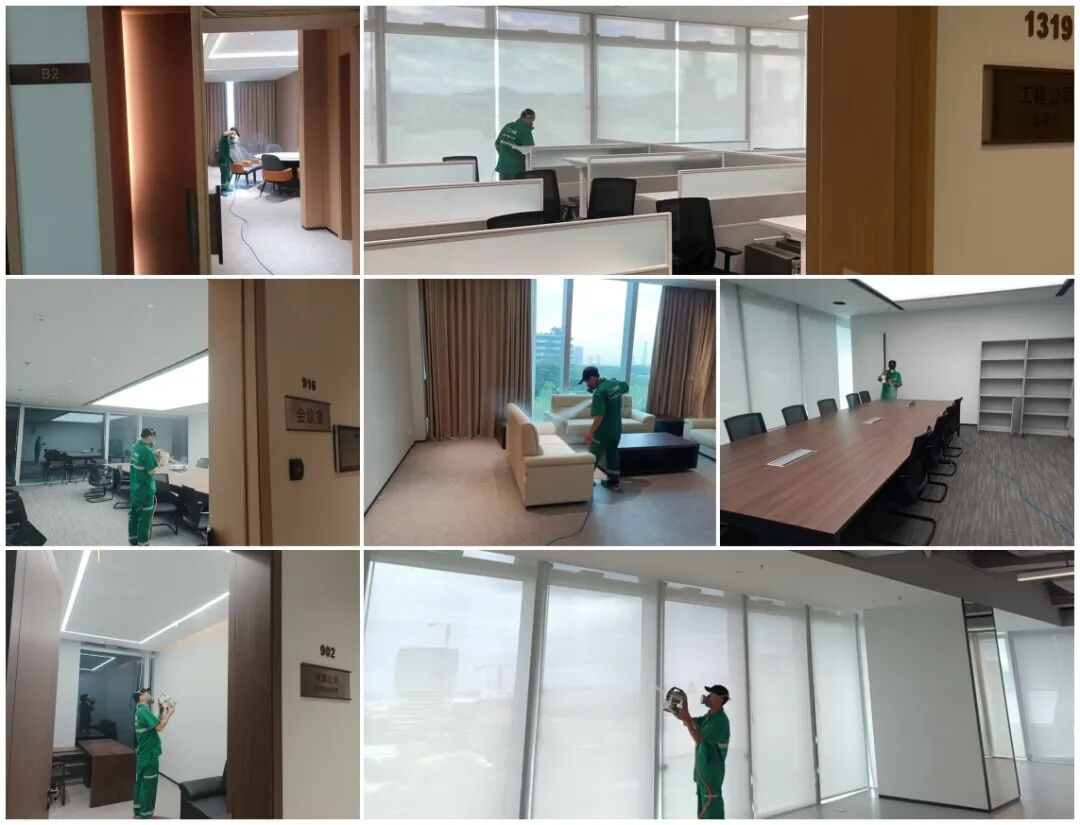 优吸环保实力呈现！【广交会大厦】除甲醛大型工程，筑就除甲醛工程新典范！