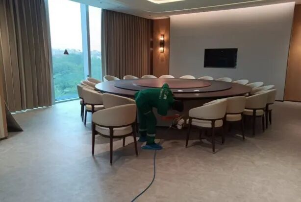 优吸环保实力呈现！【广交会大厦】除甲醛大型工程，筑就除甲醛工程新典范！