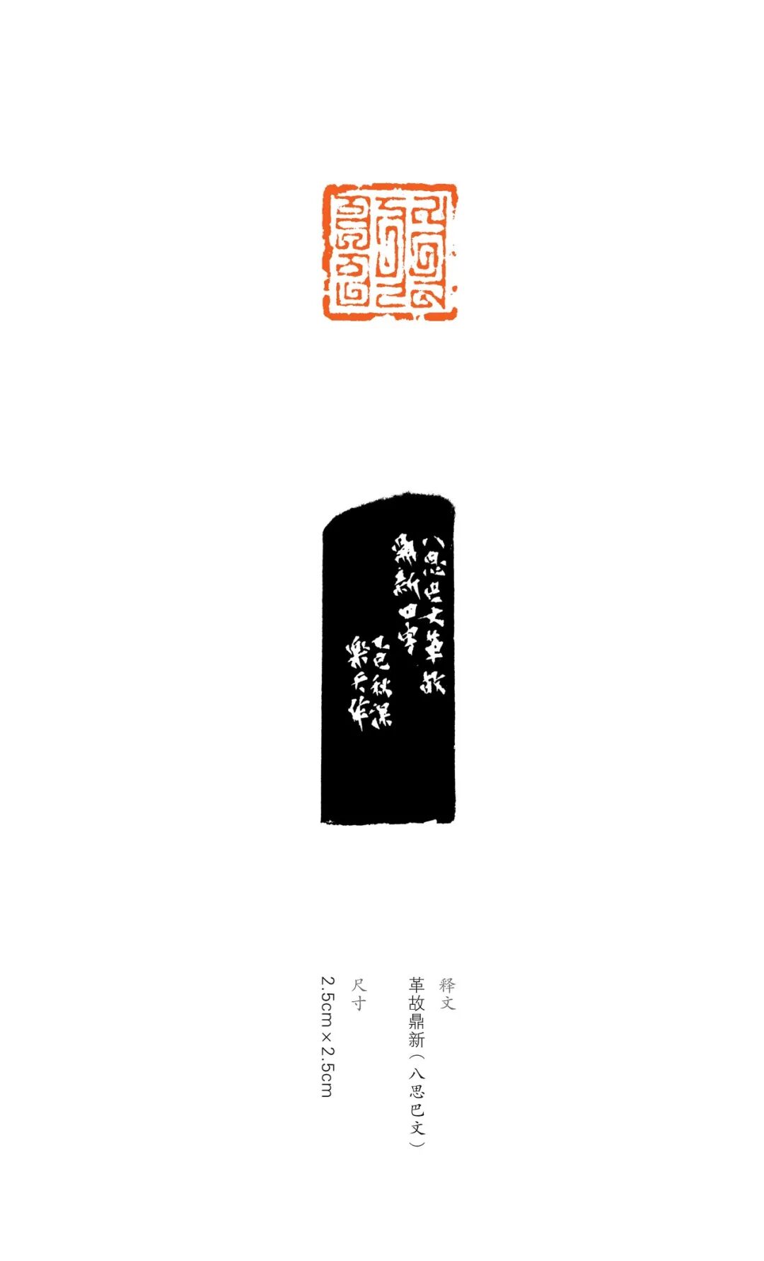 展讯丨“印象北疆”内蒙古八思巴文篆刻作品巡展 第3张