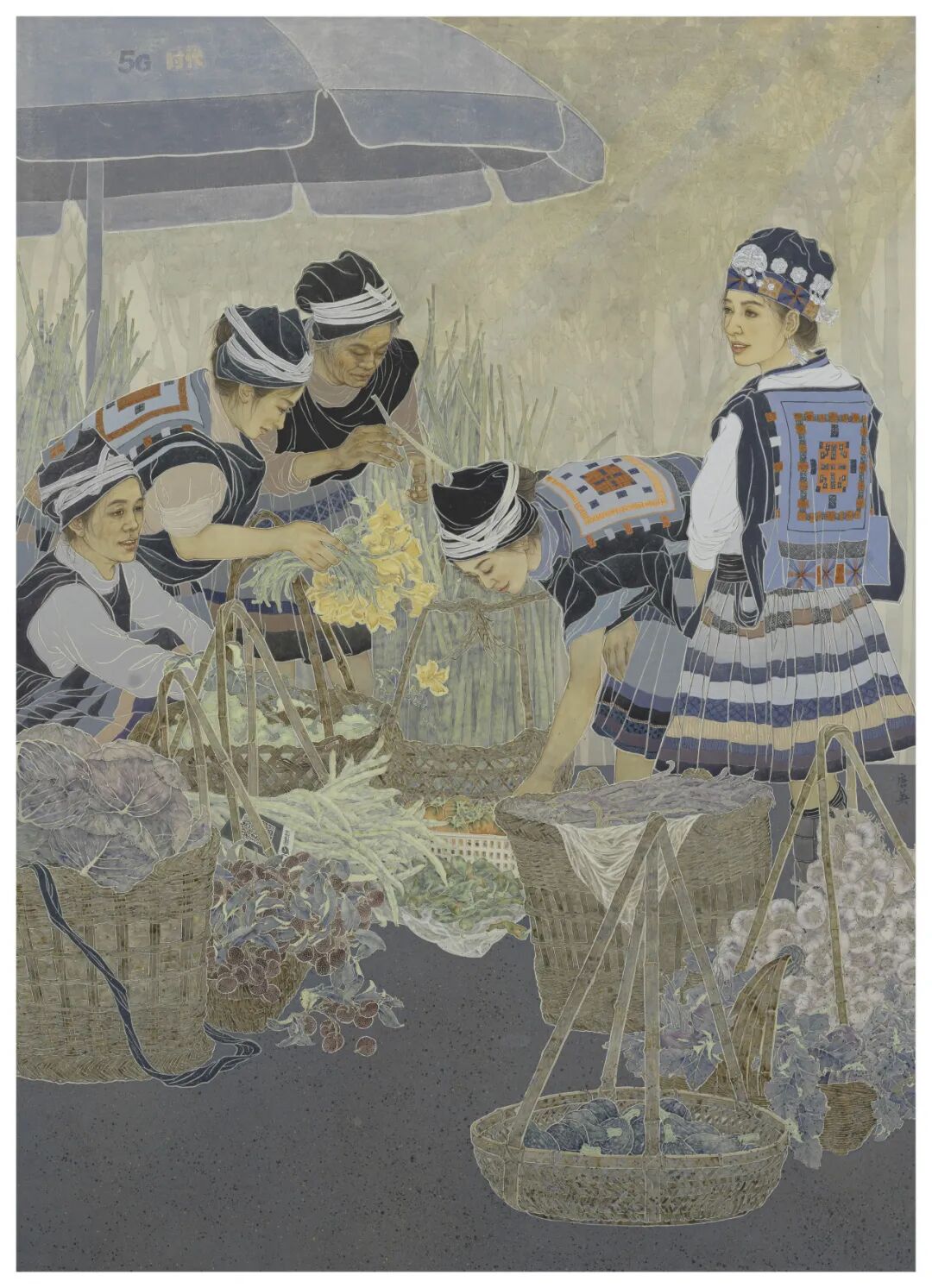 云上追艺·佳展回眸丨第六届中国民族美术作品展（中国画） 第12张