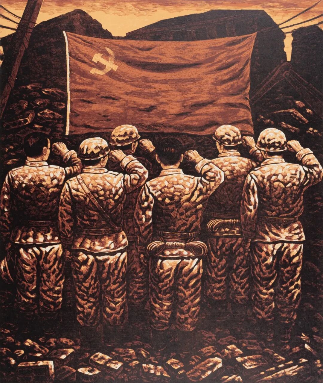 展讯丨“贯彻总体国家安全观  筑牢北疆安全稳定屏障”第八届内蒙古职工美术书法摄影优秀作品展 第7张