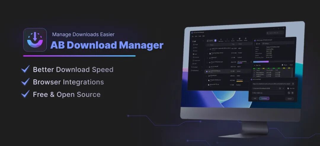 AB Download Manager Banner