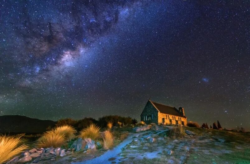 紐西蘭自駕遊必去景點，絕美療癒星空湖景Lake Tekapo