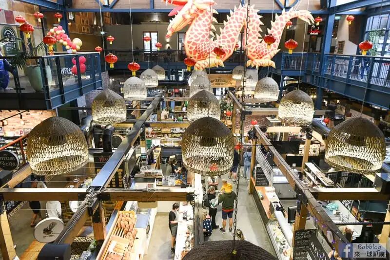 紐西蘭南島基督城|河濱市集Riverside Market美食廣場、各國美食市集@來一球叭噗