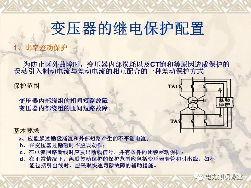 變壓器的故障和保護(hù)配置的圖7