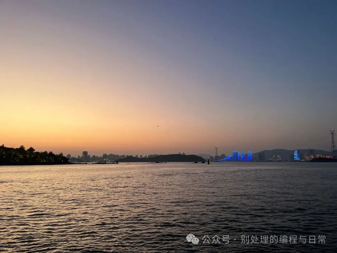 返程的夕阳