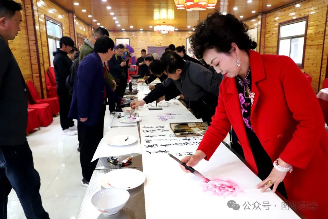 甘谷书画书画甘谷甘谷书画院隆重举办甲辰阳春雅集活动