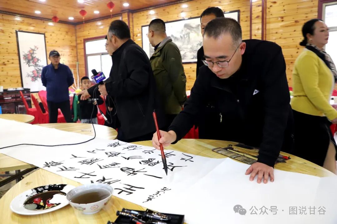 甘谷书画书画甘谷甘谷书画院隆重举办甲辰阳春雅集活动