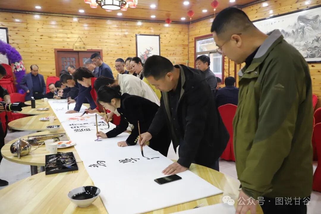 甘谷书画书画甘谷甘谷书画院隆重举办甲辰阳春雅集活动