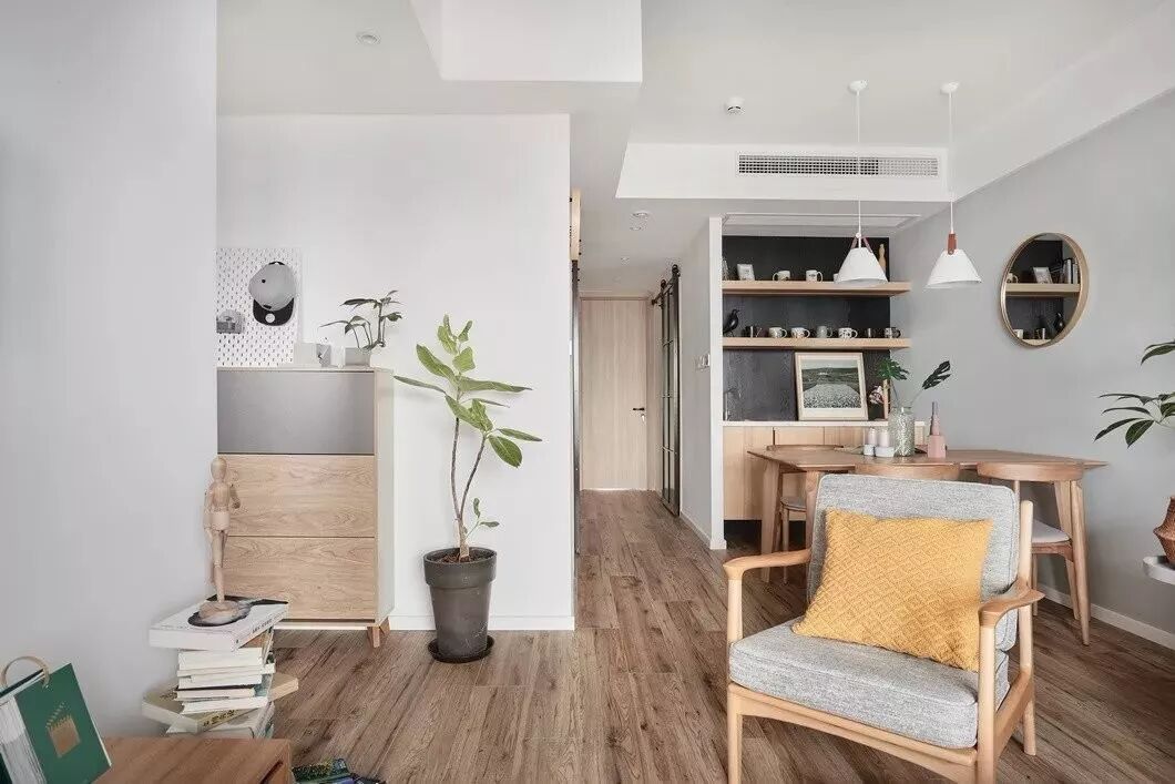 小户型简约北欧风，十分温馨舒适