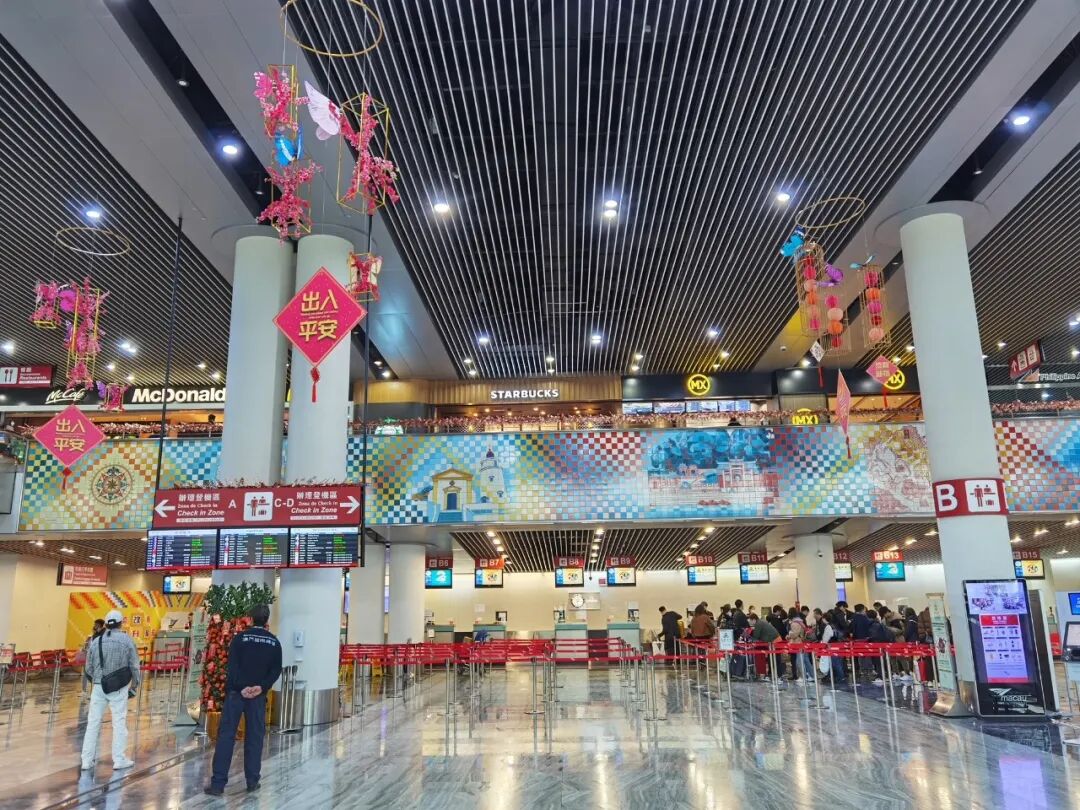 2024年澳门国际机场春节旅客量增两倍