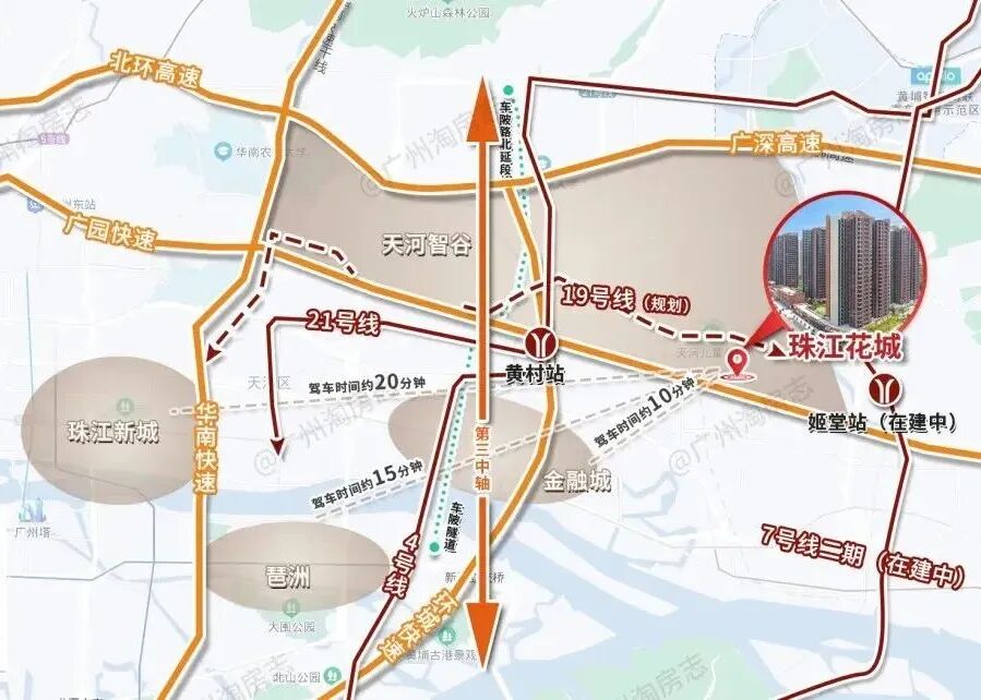 新政落地，买入天河窗口期已打开，珠江新城首期45万！