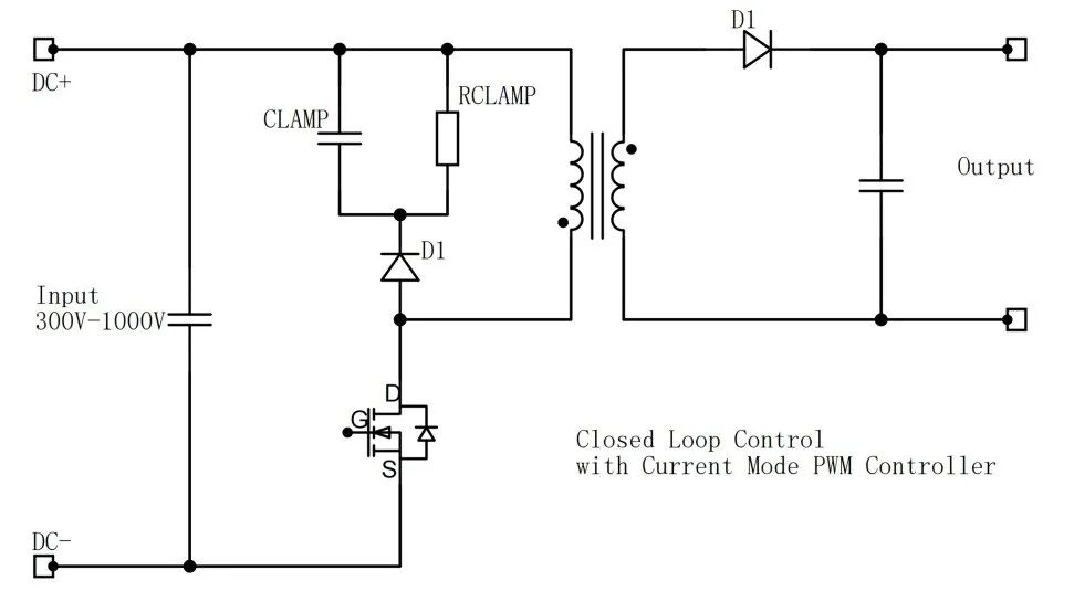 REASUNOS瑞森半导体超高压MOS在辅助电源上的应用的图3